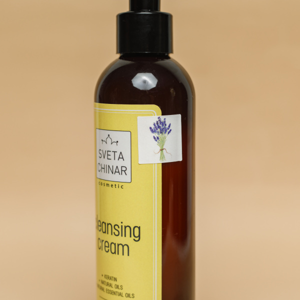 Очищающий крем для волос, кожи головы и тела с лимоном, мятой и лавандой