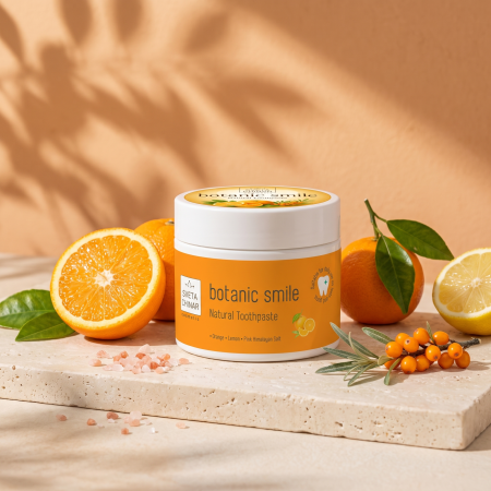 Физиологичная зубная паста BOTANİC SMİLE  CITRUS FRESH 